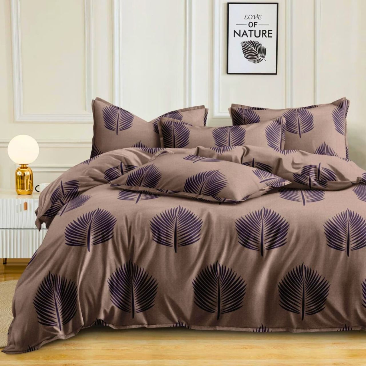 Tango Green Lily Bedsheet Set – Fresh and Elegant Floral Comfort