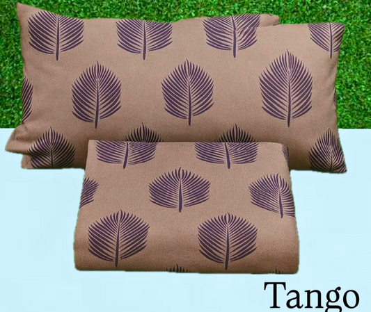 Tango Leaf Pattern Bedsheet Set – Contemporary Comfort with a Nature-Inspired Touch