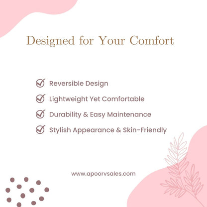 CUDDLE Double Bed – Ultrasonic Reversible Double Bed AC Comforter