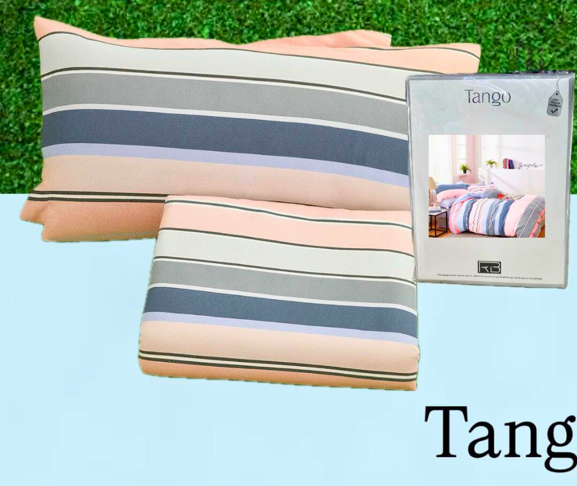 Tango Cotton Bedsheet Set with Full Pillow Covers - Soft & Premium Feel