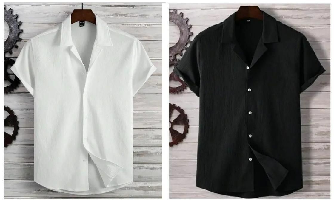 Men's Ice Silk Quick-Drying Shirt Combo of 2
