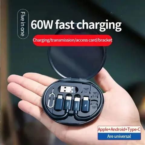 Fast Charging Travel Cable Set