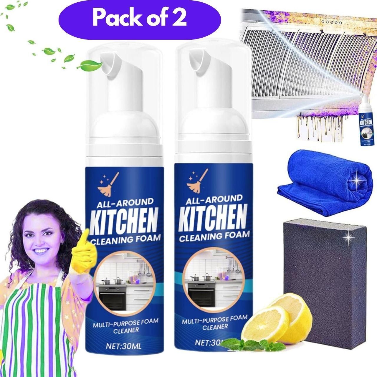 All Round Kitchen Cleaning Foam 60ML Pack of 2