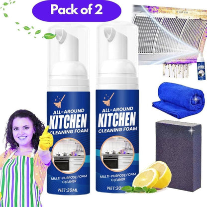 All Round Kitchen Cleaning Foam 60ML Pack of 2