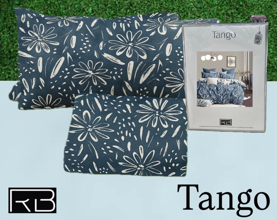 Tango Floral Cotton Bedsheet Set with Full Pillow Covers – Soft, Elegant, and Floral